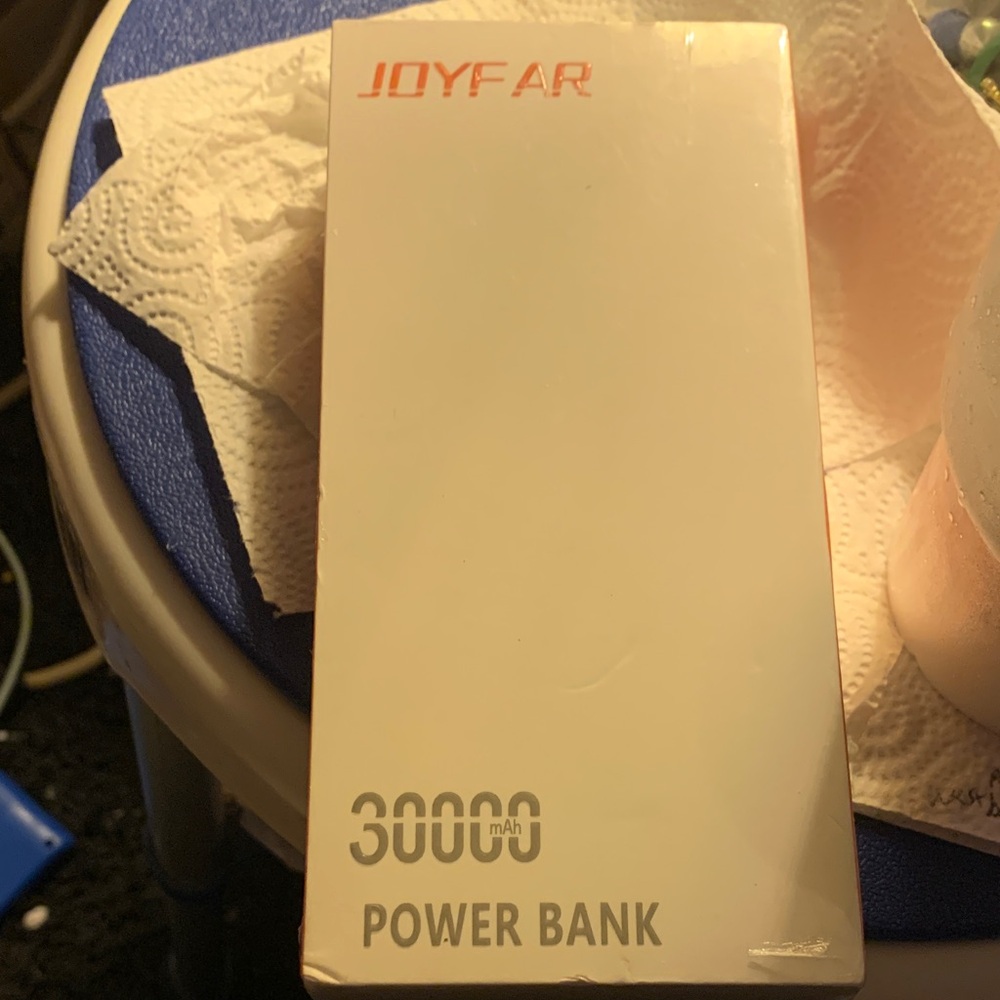 Joyfar Black Power Bank Power Charger 30000mAh